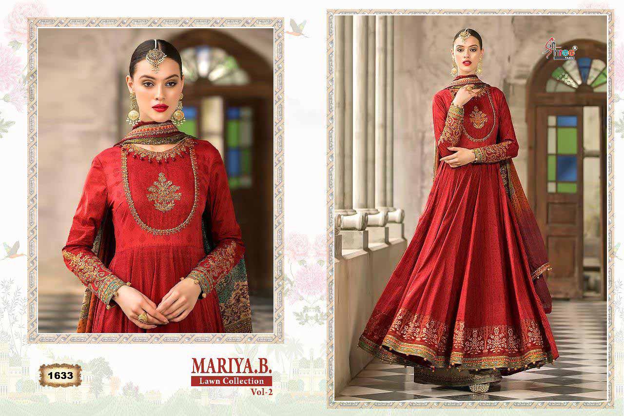 Shree Fabs Maria B Lawn Vol 2 Embroidery Pakistani Suits Shree Fabs Maria B Lawn Vol 2 Embroidery Pakistani Suits